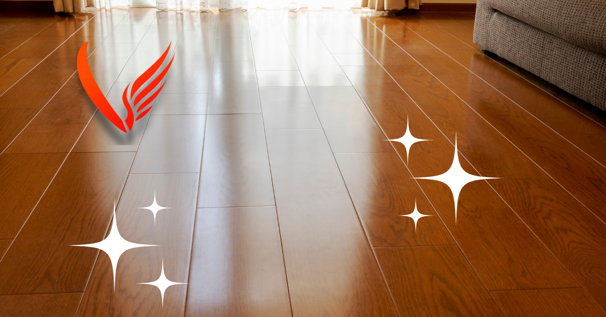 A clean and shiney wooden floor